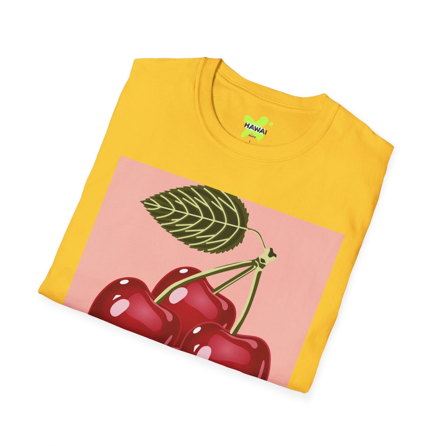 Retro Cherry Graphic T-Shirt for Fruit Lovers
