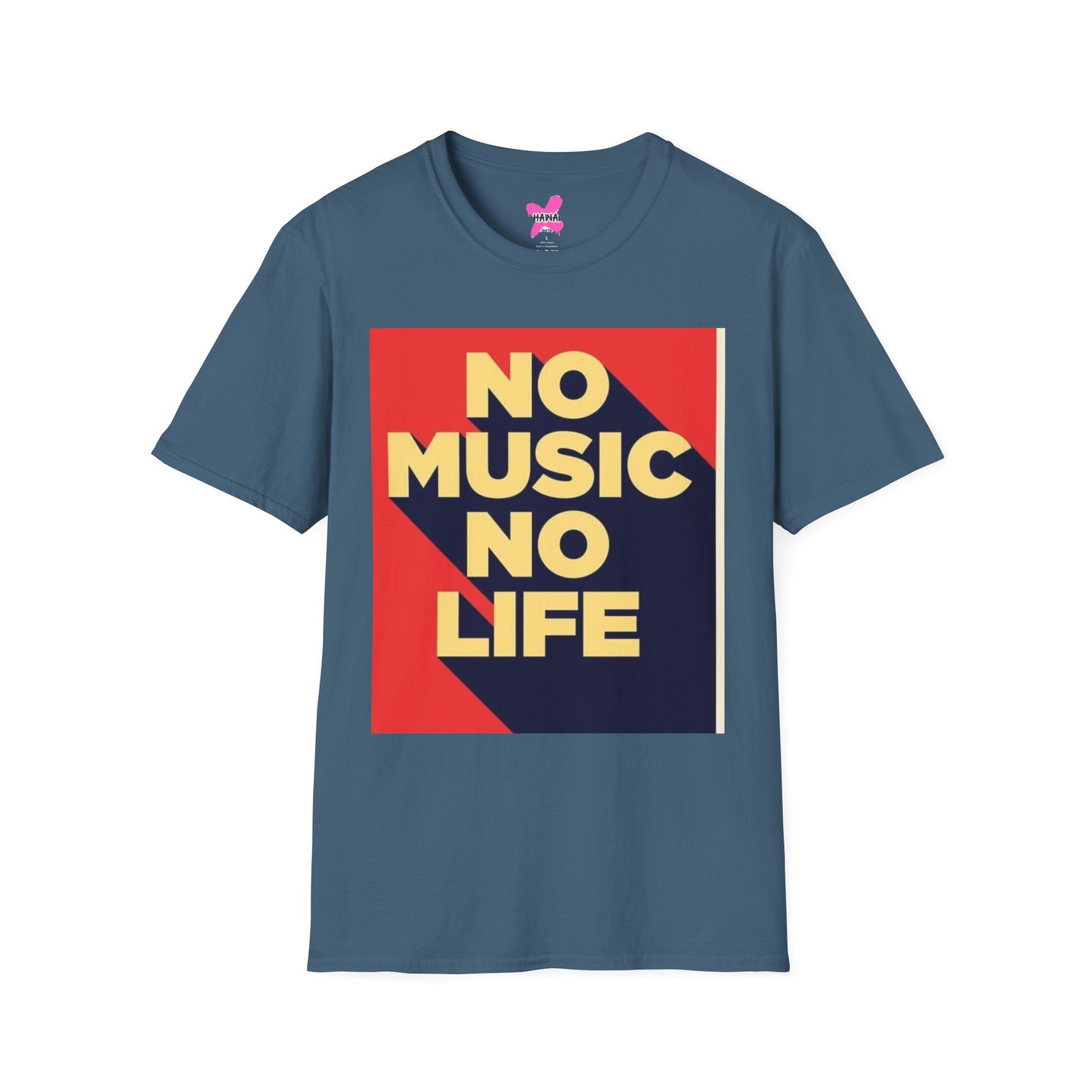 No Music No Life Unisex Softstyle T-Shirt – Music Lover's Essential