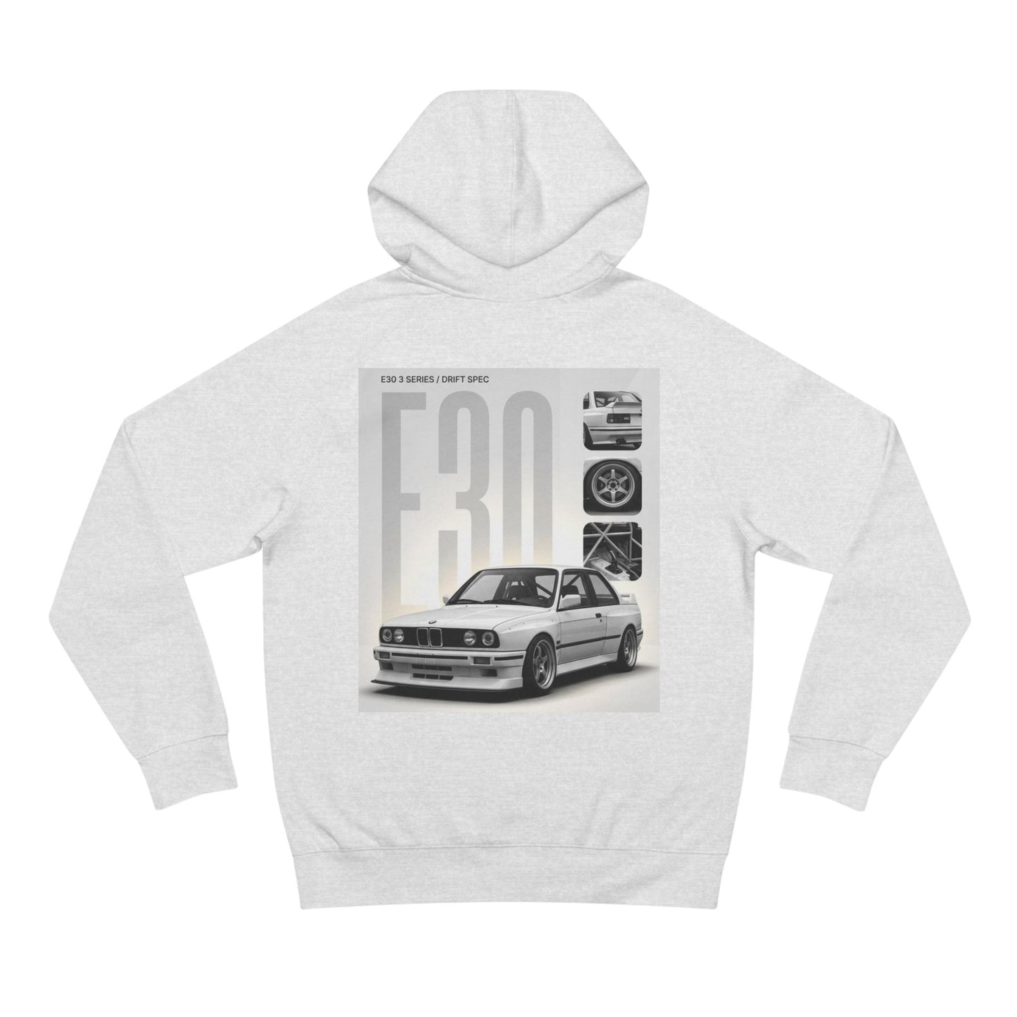 BMW E30 Hoodie — Vintage Motorsport Graphic Pullover