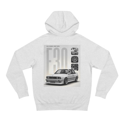 BMW E30 Hoodie — Vintage Motorsport Graphic Pullover