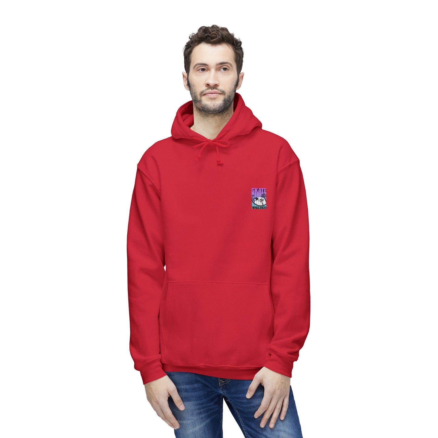 Unisex Hooded Sweatshirt - Extreme Smile Design, Perfect for Casual Adventures