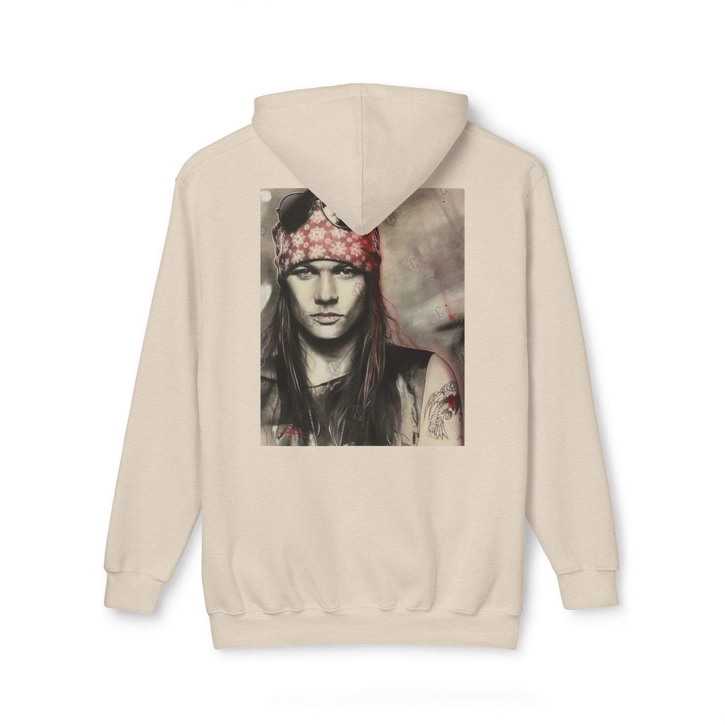 Unisex Hooded Sweatshirt with Rock Band Design – Made in US