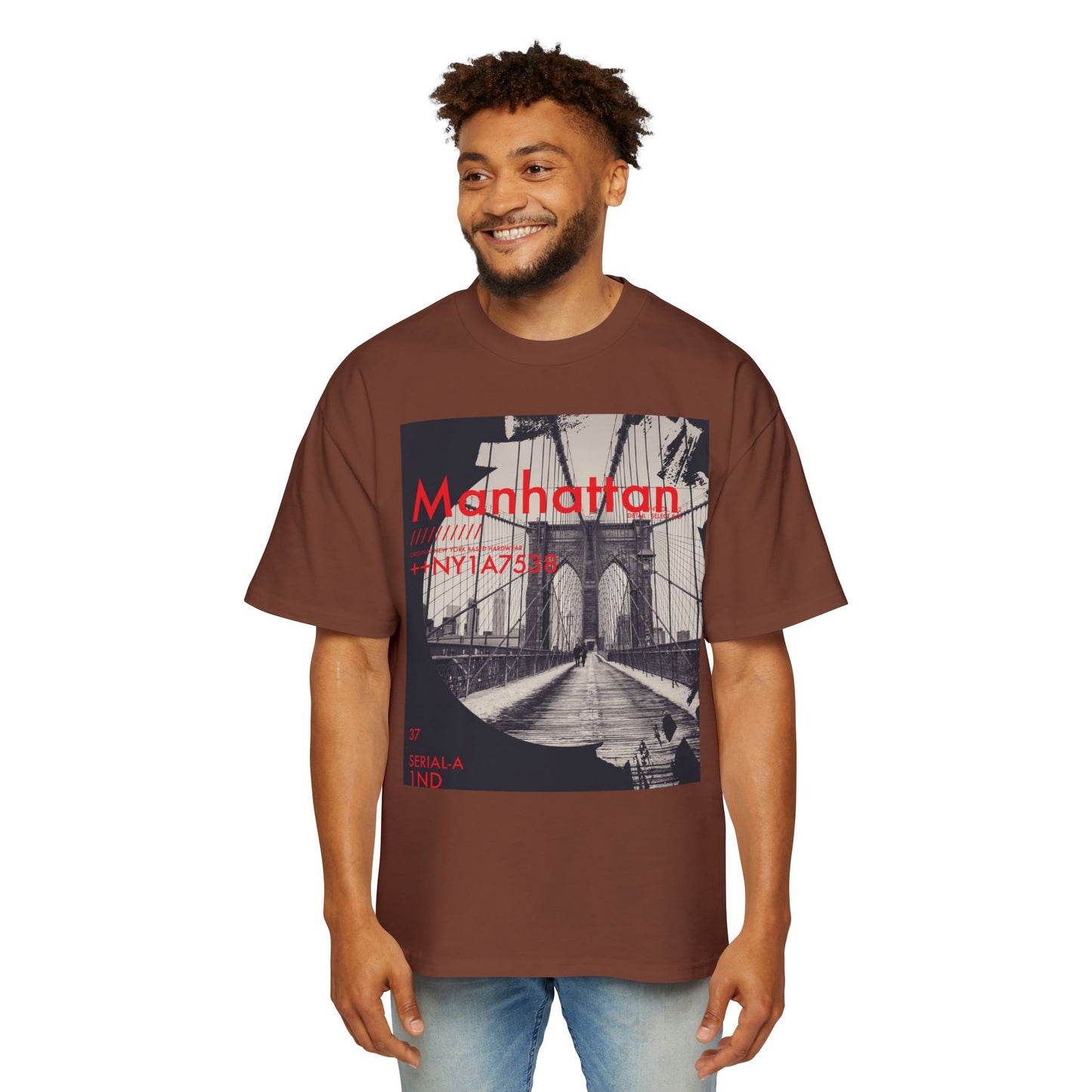 Manhattan Bridge Graphic Tee — Vintage NYC Photo Print