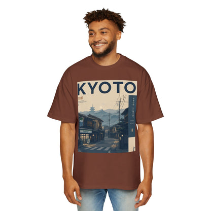 Kyoto Vintage Travel Tee — Japanese Street Scene Graphic T-Shirt