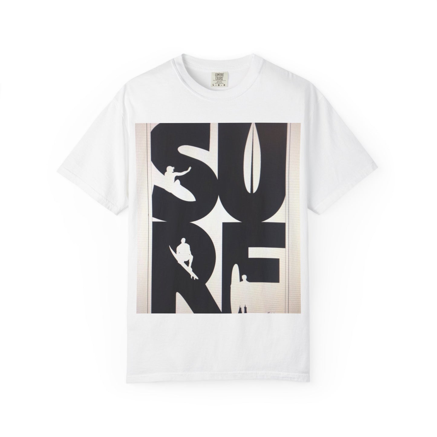 Surf Inspired Unisex Garment-Dyed T-Shirt, Beachwear, Casual Summer Tee, Surfing Gift, Trendy Streetwear, Comfortable Lifestyle Top