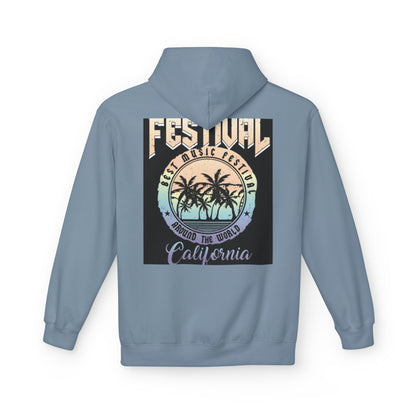Festival Vibes Hoodie | Beach Music Festival Apparel, Summer Hoodie, California Style, Unisex Streetwear, Gift for Music Lovers