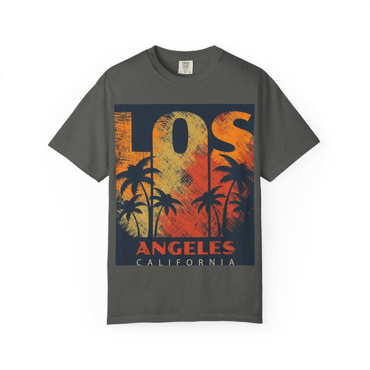 Los Angeles Sunset T-Shirt | Unisex Garment-Dyed Tee