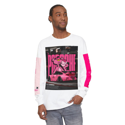 Pink Panther Porsche Long Sleeve T-Shirt