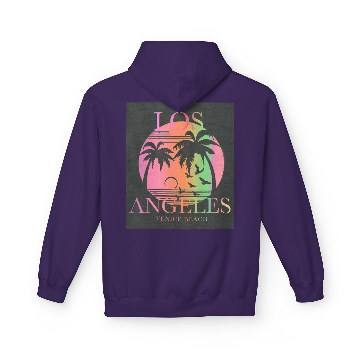 Los Angeles Venice Beach Graphic Hoodie - Cozy Unisex Fleece for Casual Style