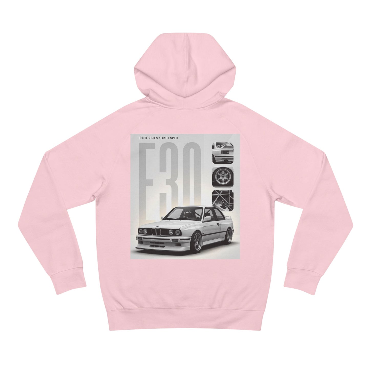 BMW E30 Hoodie — Vintage Motorsport Graphic Pullover