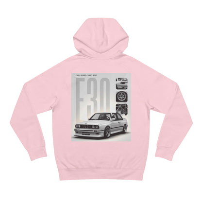 BMW E30 Hoodie — Vintage Motorsport Graphic Pullover