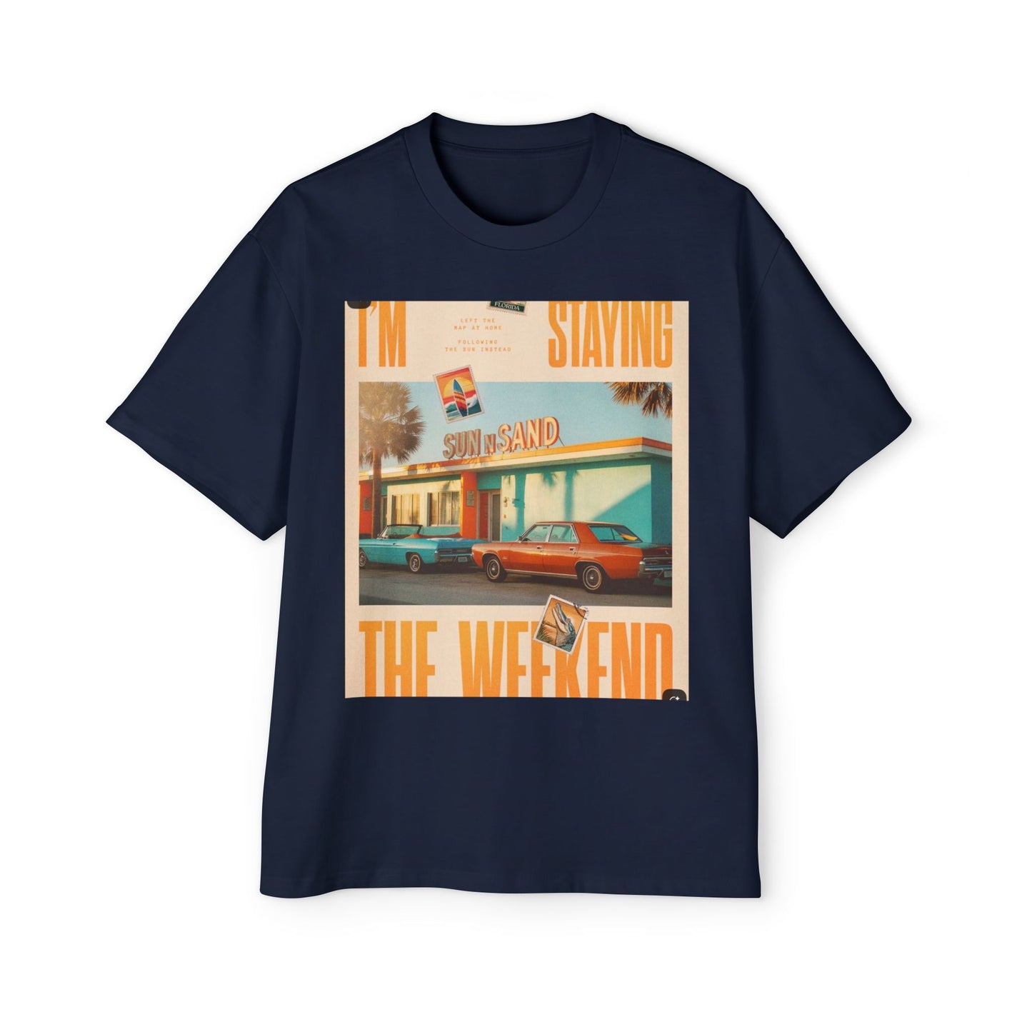 Weekend Vibes Tee — "I'm Staying the Weekend" Retro Diner Graphic T-Shirt