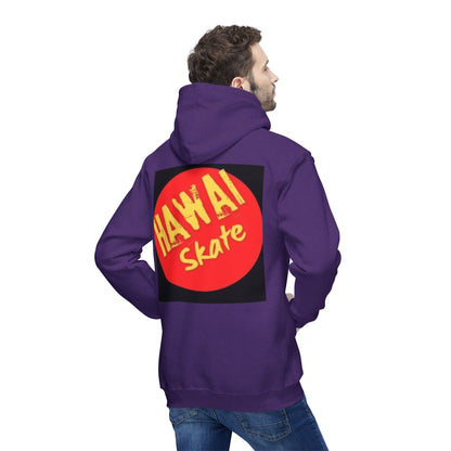 Hawaiian Skate Hoodie | Unisex Hooded Sweatshirt | Made in USA