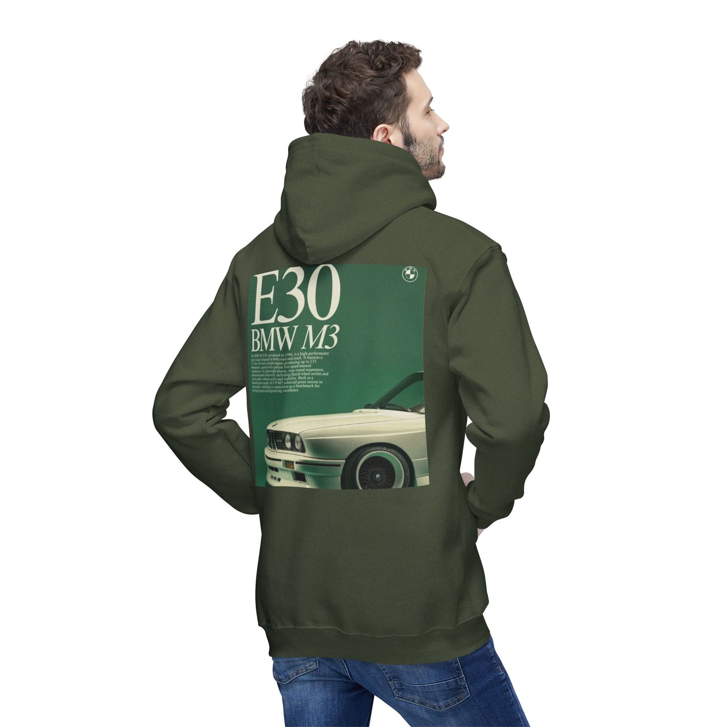 Retro BMW M3 Unisex Hoodie - Made in the USA
