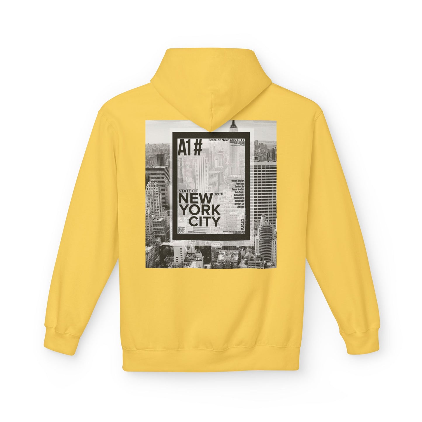 Happy Vibes Unisex Fleece Hoodie - Smiley Face Design