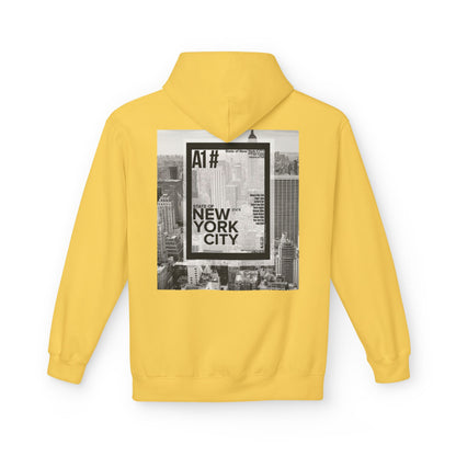 Happy Vibes Unisex Fleece Hoodie - Smiley Face Design