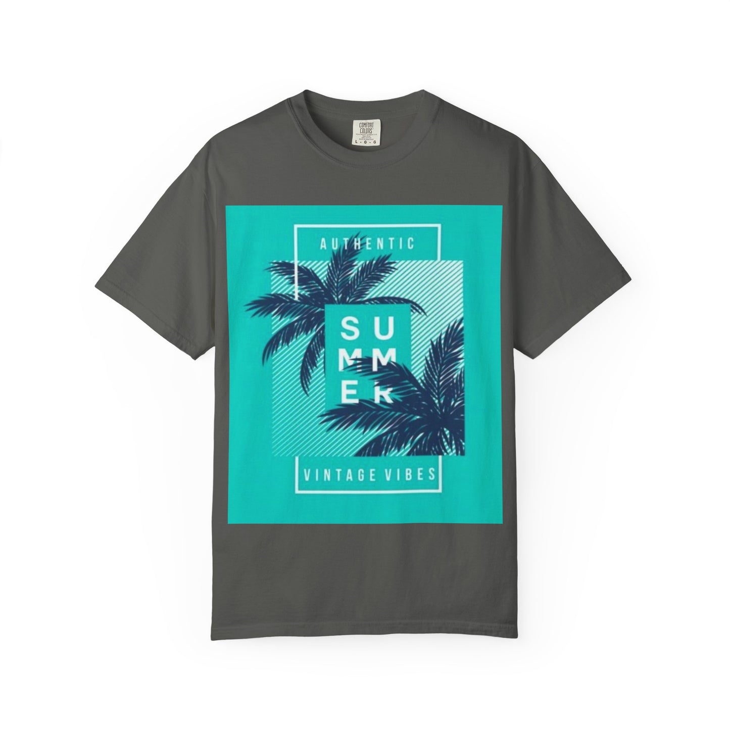 Summer Vintage Vibes T-Shirt — Palm Tree Graphic Tee
