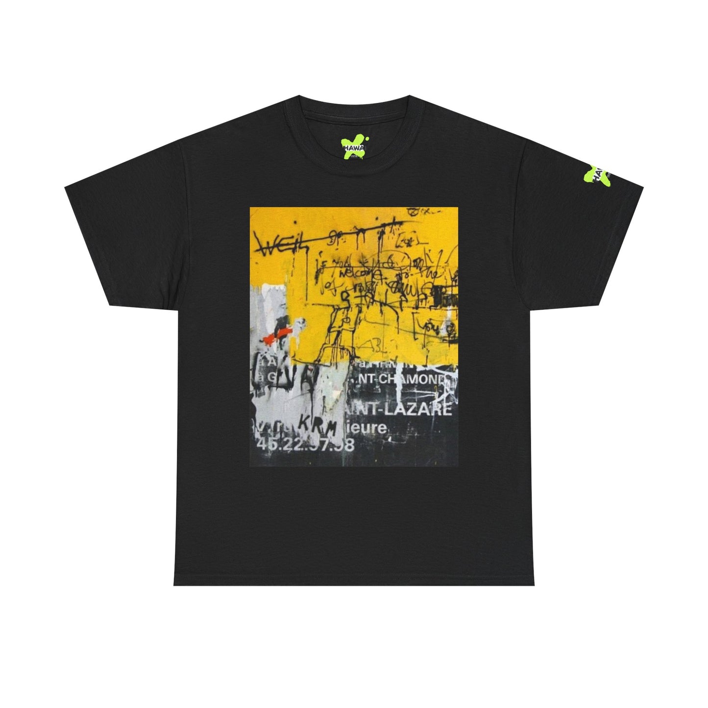 Urban Graffiti Unisex Heavy Cotton Tee | Street Art Inspired Graphic Shirt