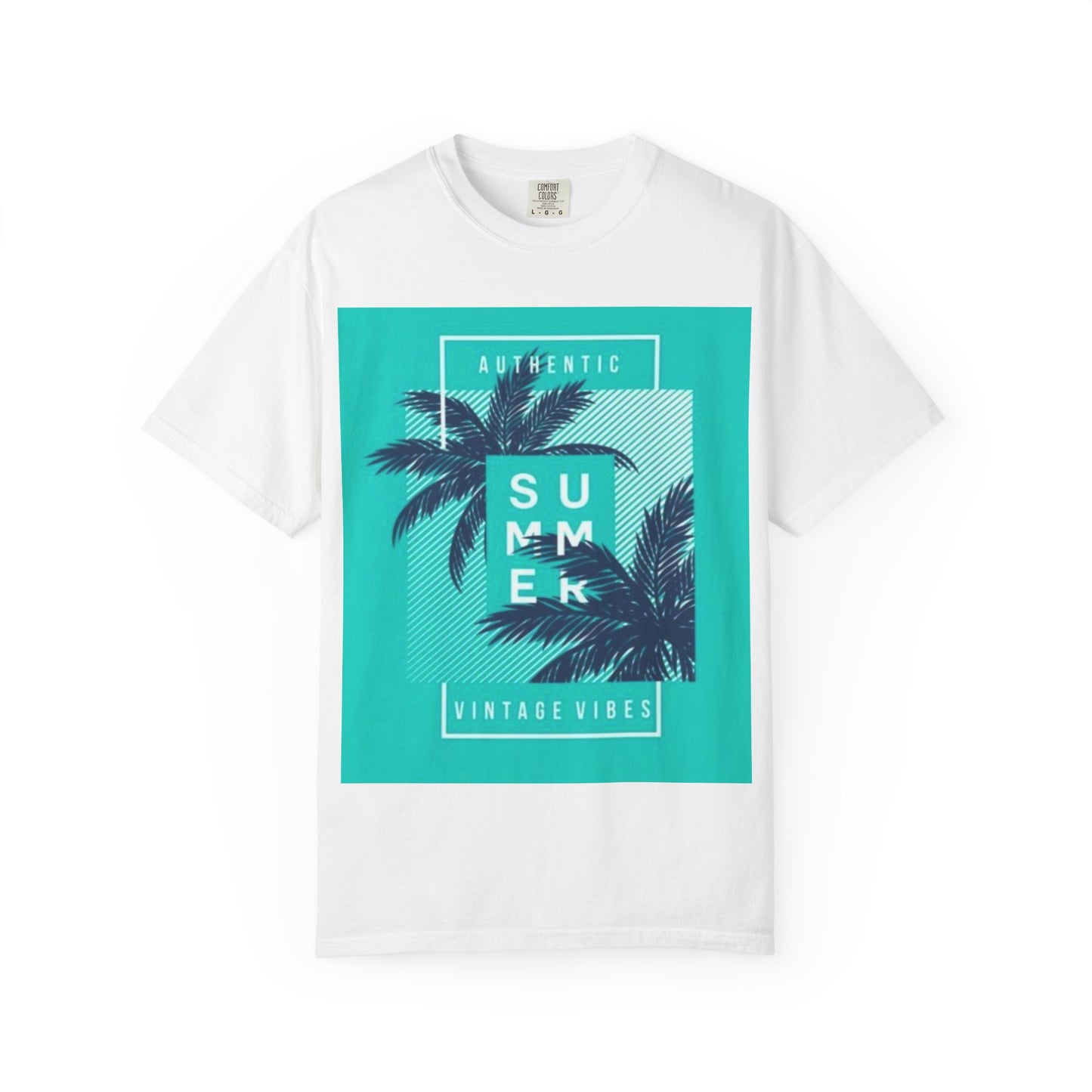 Summer Vintage Vibes T-Shirt — Palm Tree Graphic Tee