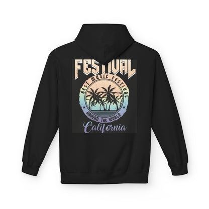 Festival Vibes Hoodie | Beach Music Festival Apparel, Summer Hoodie, California Style, Unisex Streetwear, Gift for Music Lovers