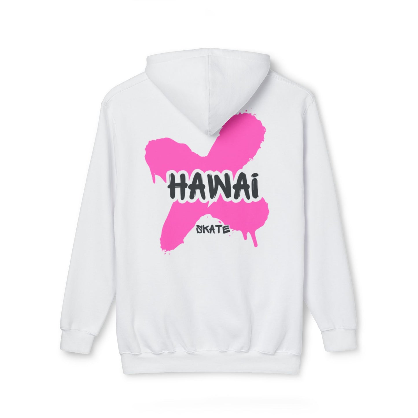 Unisex Hooded Sweatshirt - Vibrant Hawaii Skate Design