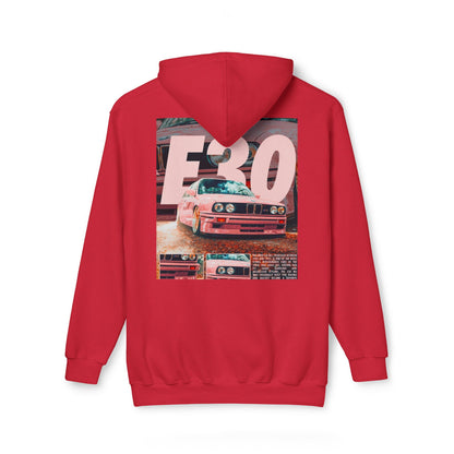 E30 Vintage Car Unisex Hooded Sweatshirt - Casual Comfort for Car Enthusiasts