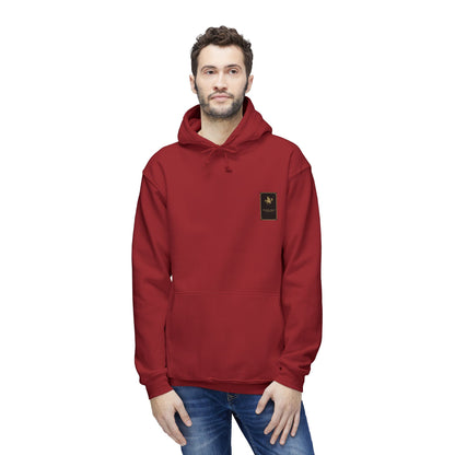 Classic Unisex Hooded Sweatshirt with BBS Wheel Design - Made in USA