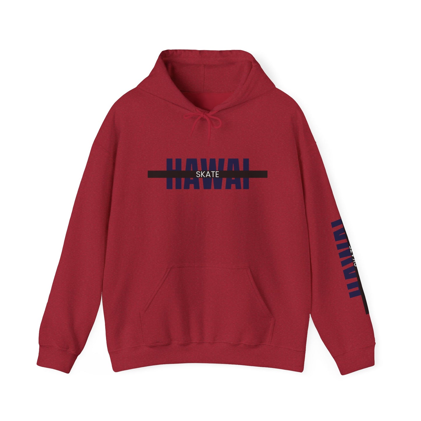 Hawaii Skate Hoodie - Cozy Unisex Heavy Blend Sweatshirt, Perfect for Beach Days, Skateboarding, Casual Outings, Gift Idea