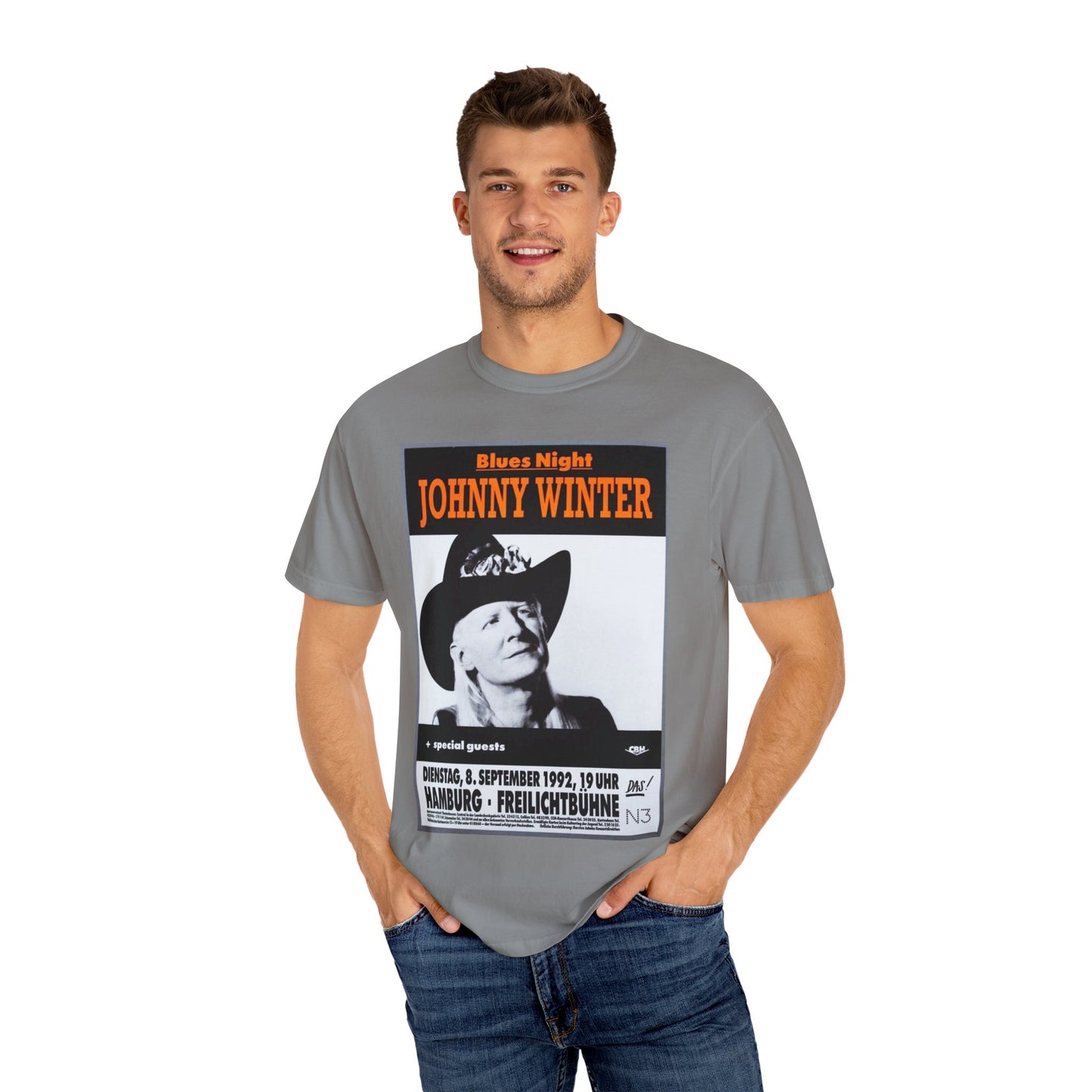 Vintage Johnny Winter Blues Night T-shirt