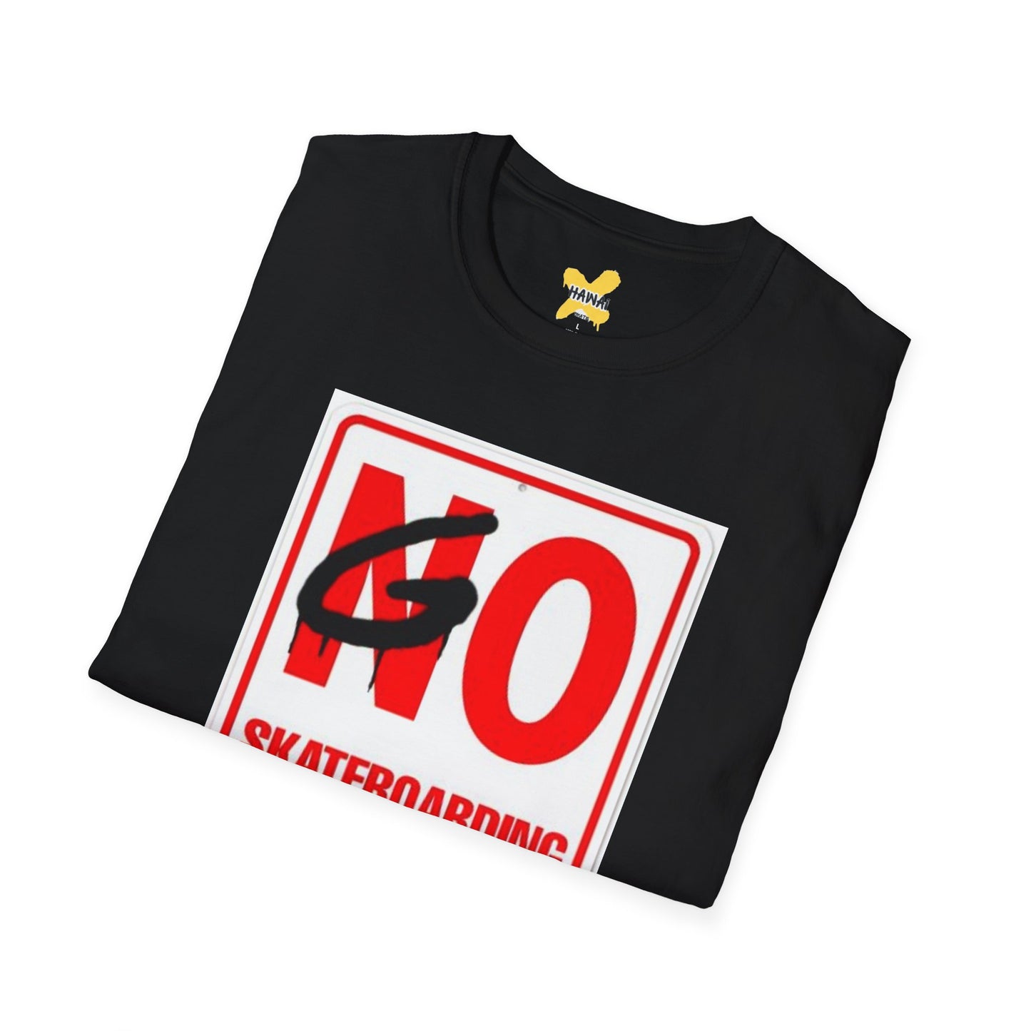 No Skateboarding Funny Unisex T-Shirt - City Police Sign Design
