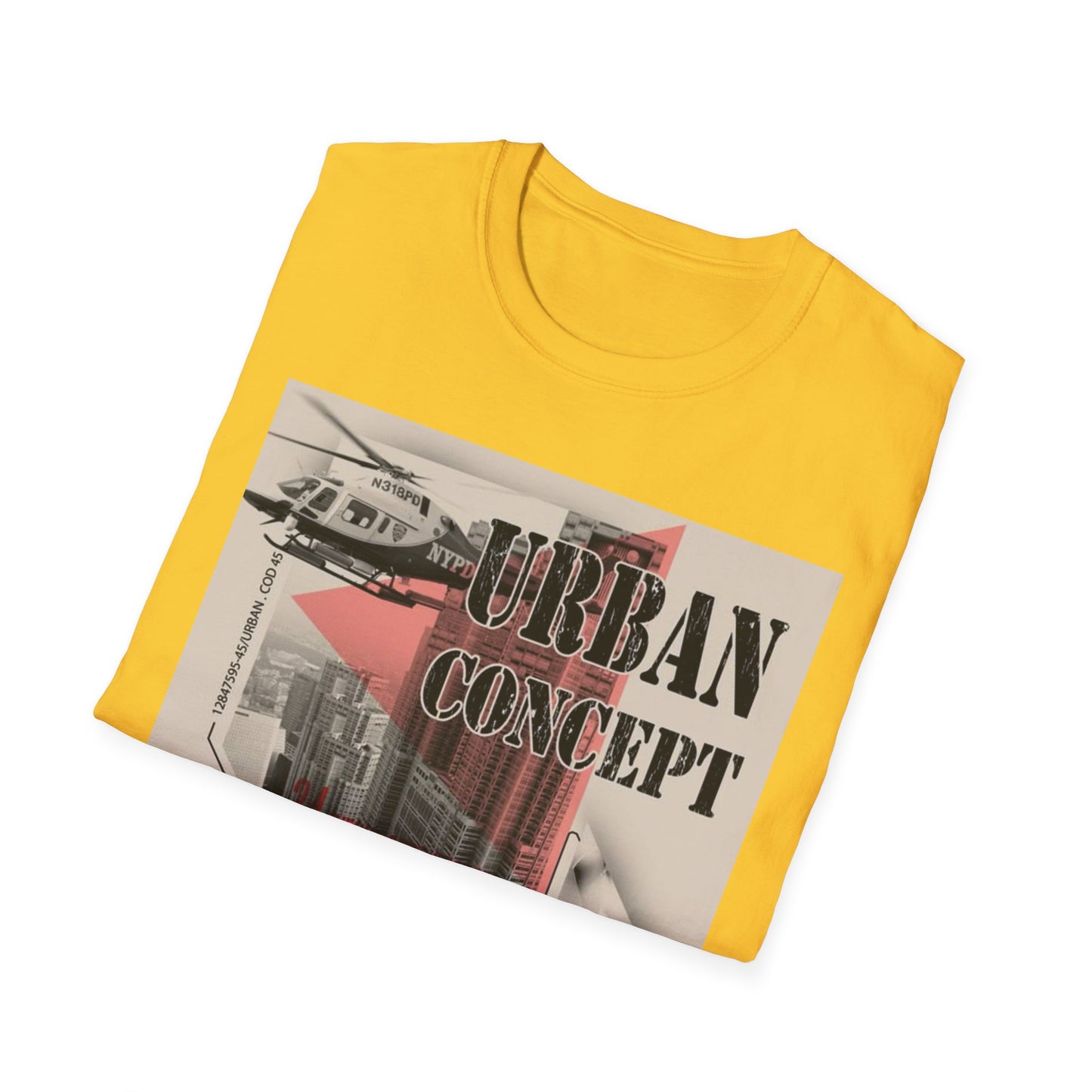 Urban Concept Unisex T-Shirt, Streetwear Tee, Graphic Tee, Casual Fashion, Gift for Him/Her, Trendy Urban Wear