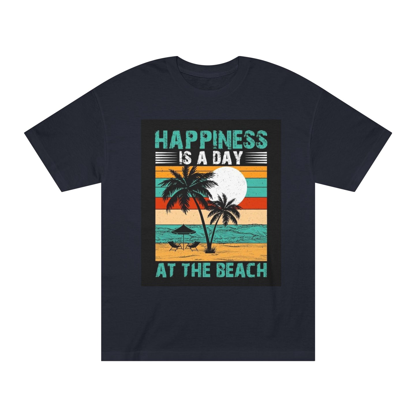 Happiness is a Day at the Beach Unisex Classic Tee