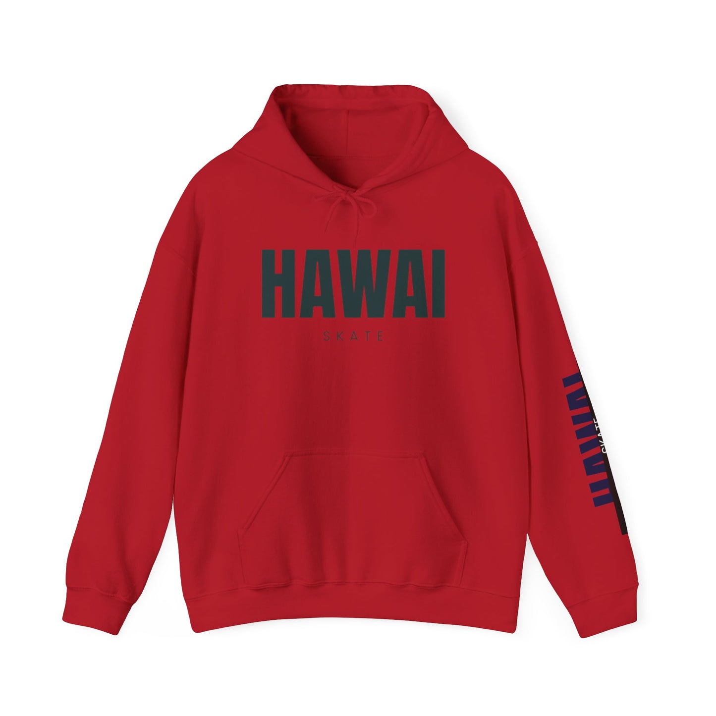 Hawai Skate Hooded Sweatshirt - Casual Streetwear, Unisex Pullover, Perfect for Skate Lovers, Ideal for Everyday Wear, Gift for Him/Her