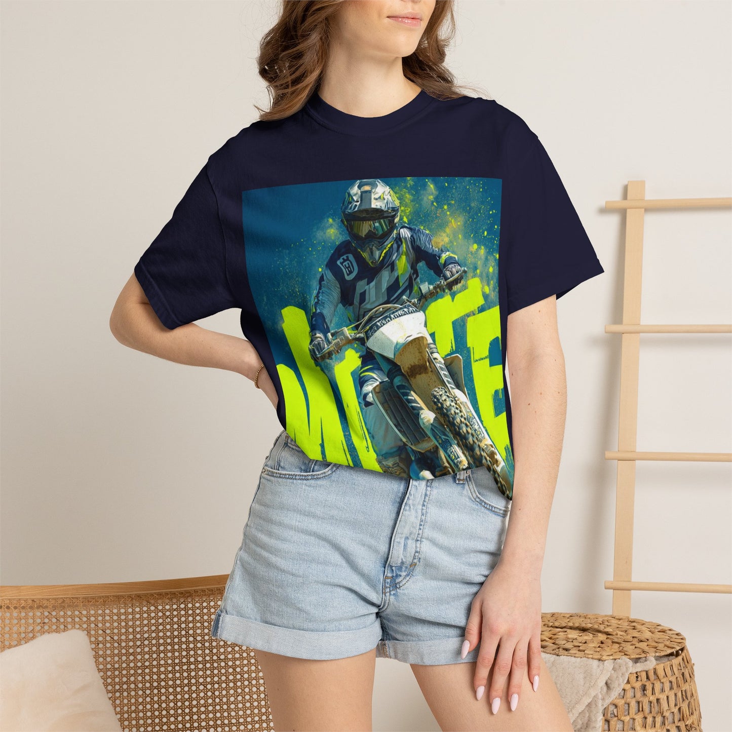 Motocross Dirt Bike Rider T‑Shirt — Extreme Off‑Road Racing Tee