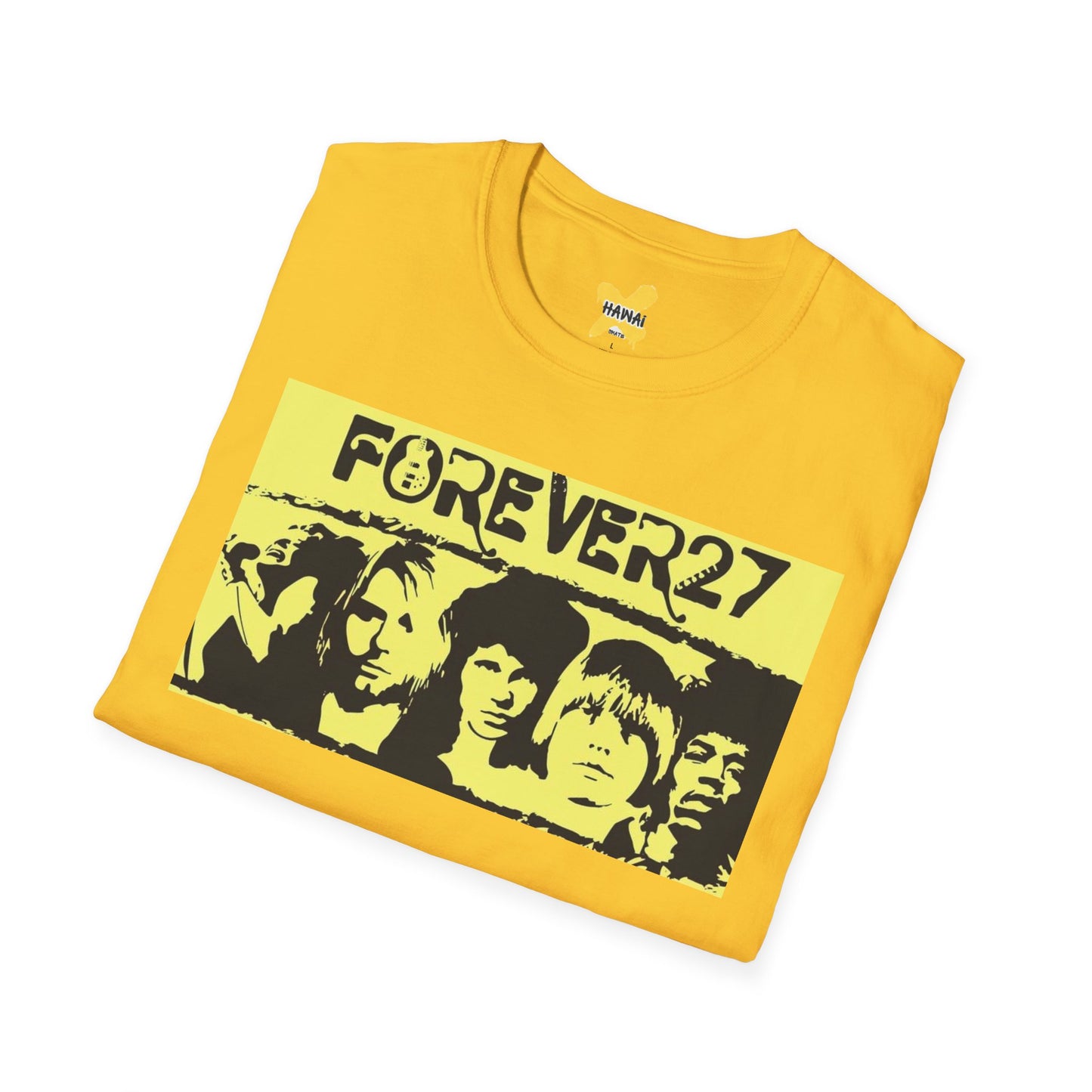 Forever 27 Unisex Softstyle T-Shirt - Tribute to Iconic Musicians