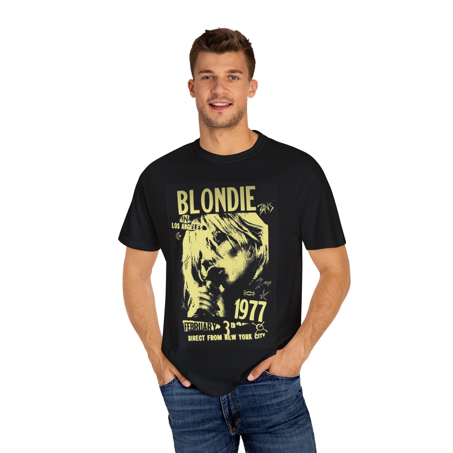 Vintage Blondie Concert T-Shirt - Unisex Garment-Dyed Tee