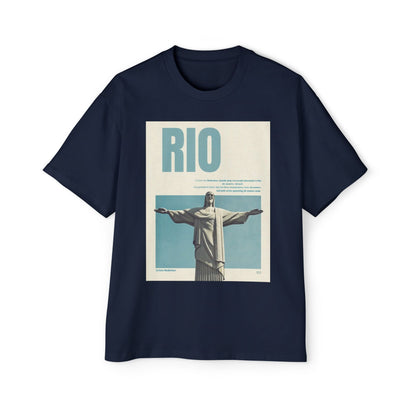 Rio Vintage Poster T-Shirt — Christ the Redeemer Travel Tee