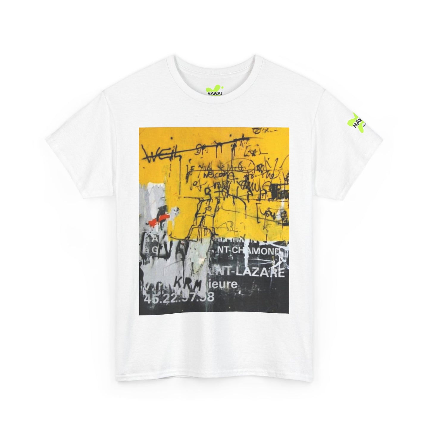 Urban Graffiti Unisex Heavy Cotton Tee | Street Art Inspired Graphic Shirt