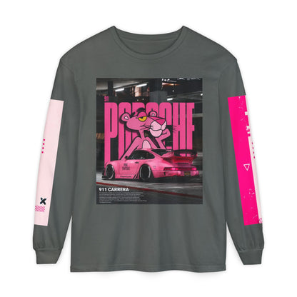 Pink Panther Porsche Long Sleeve T-Shirt