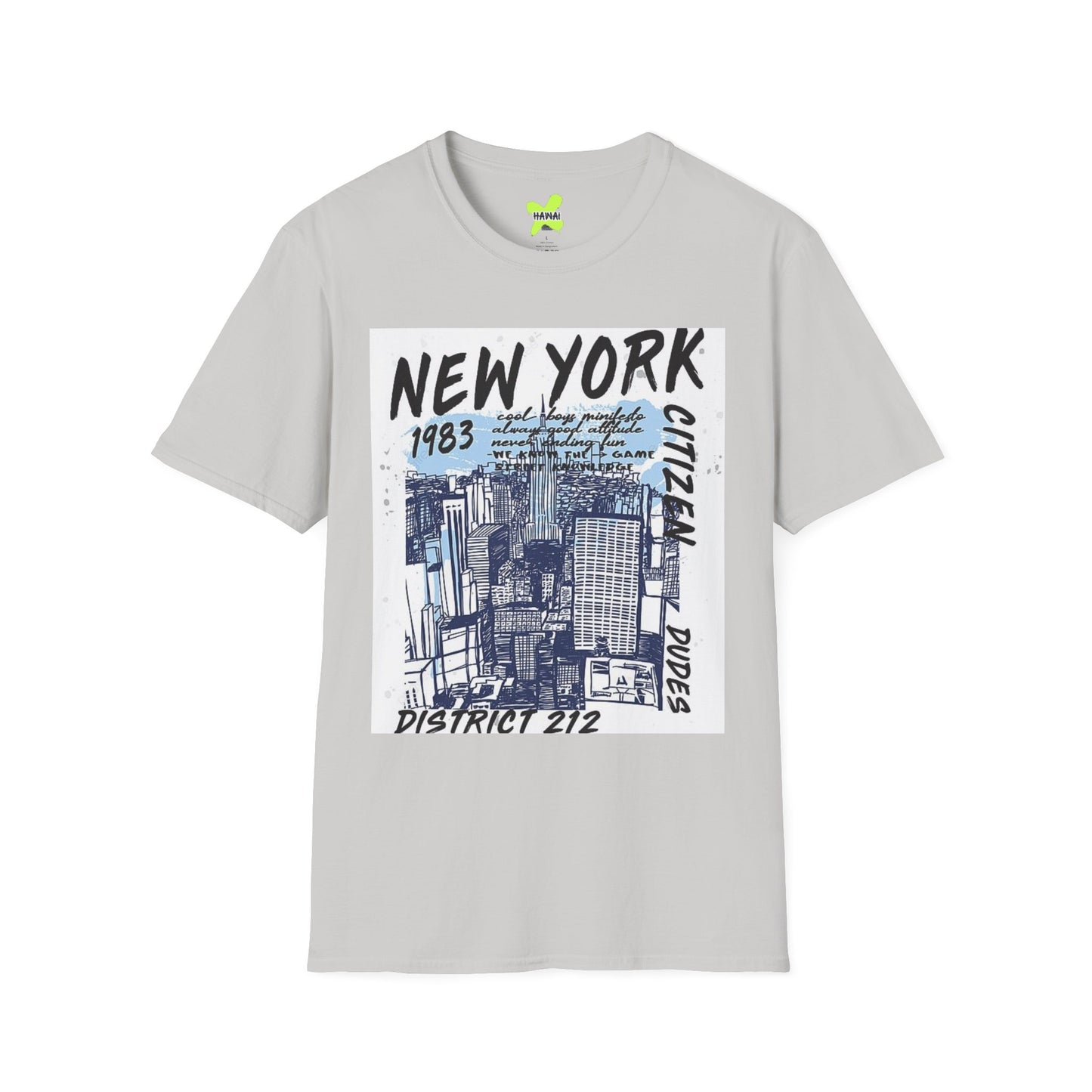 New York City Graphic Unisex T-Shirt - 1983 District 212 Design