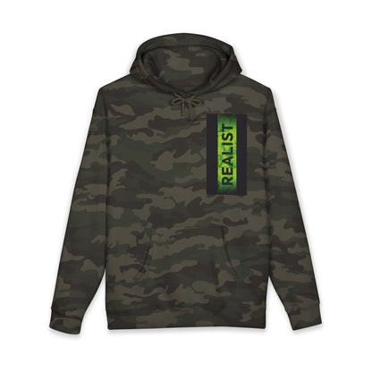 Realist Ghost Hoodie — Neon Yellow Graphic Pullover
