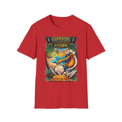 Beach Bar Vibes Unisex Softstyle T-Shirt - Perfect for Summer Fun and Relaxation