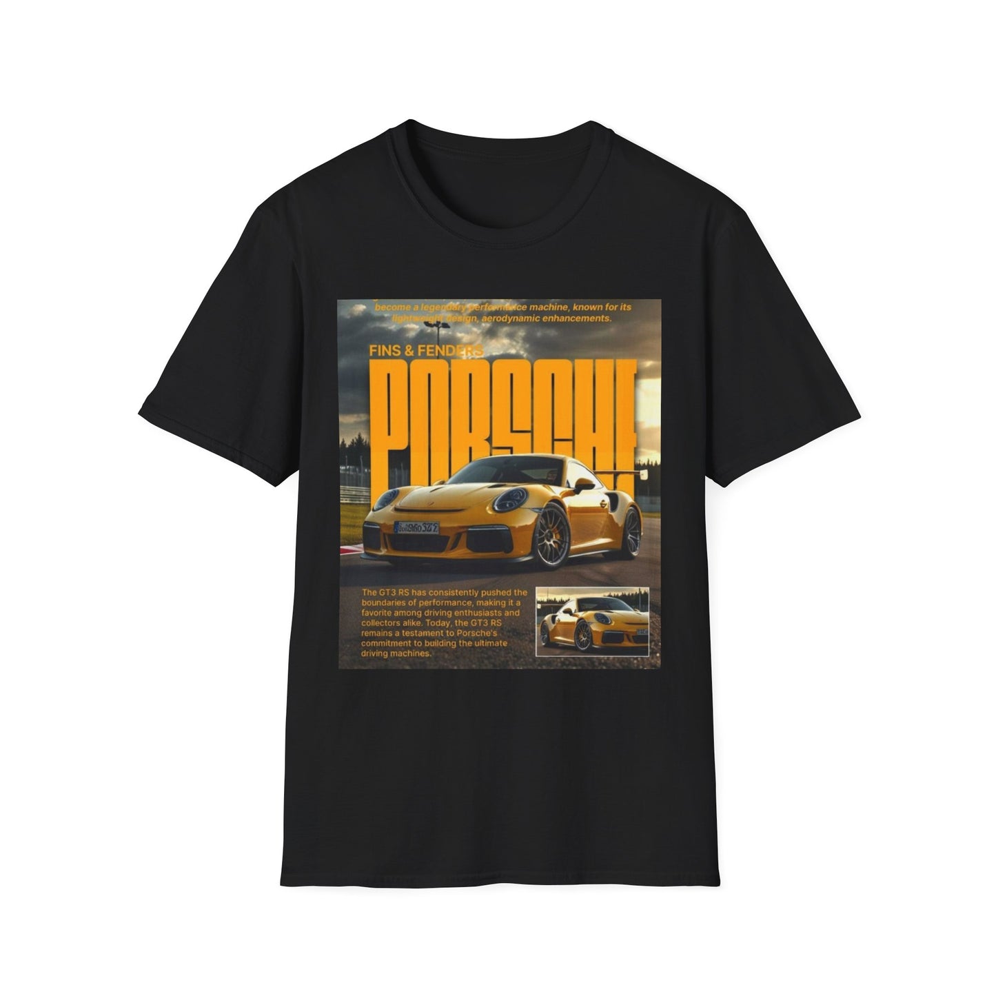 Vintage Porsche Graphic Unisex Softstyle T-Shirt