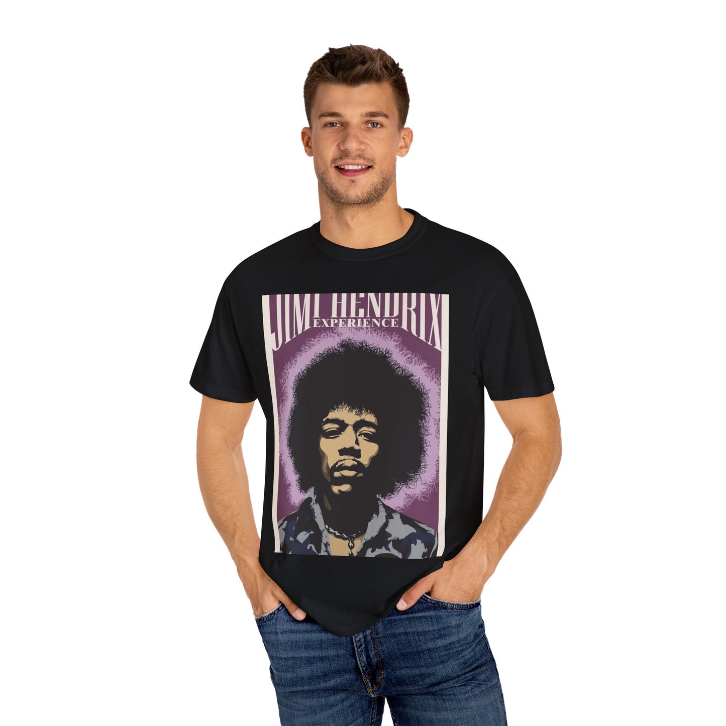 Jim Hendrix Experience Unisex Garment-Dyed T-Shirt - Vintage Rock Tee for Music Lovers