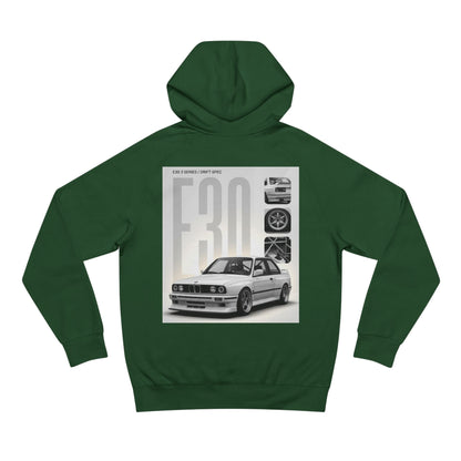 BMW E30 Hoodie — Vintage Motorsport Graphic Pullover