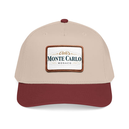 Monte Carlo Leather Patch Baseball Cap