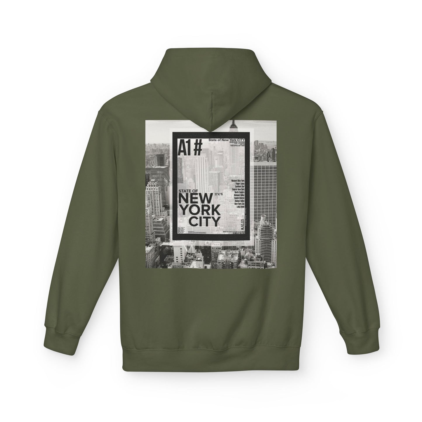 Happy Vibes Unisex Fleece Hoodie - Smiley Face Design