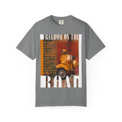 Vintage Vespa 'Freedom on the Road' T-Shirt