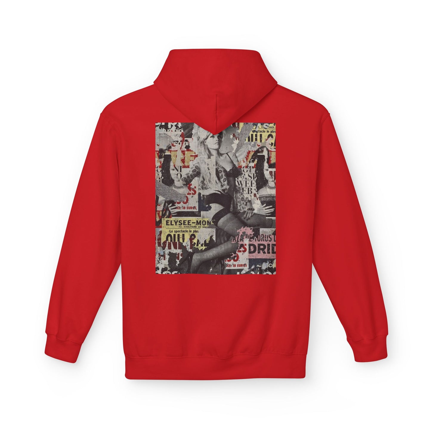 Vintage Graphic Unisex Midweight Fleece Hoodie - Soft Comfortable Layering