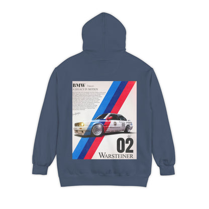 Volleyball Stripe Hoodie — Retro Yellow & Black Volleyball Design